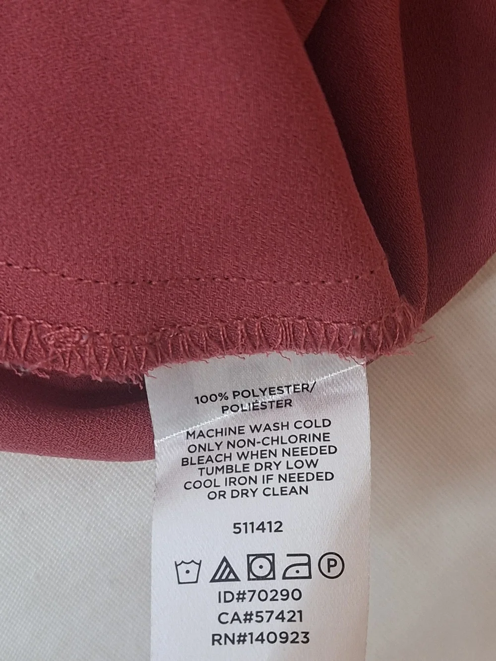 LOFT Petites Maroon Short Sleeve Blouse Button Back XSP